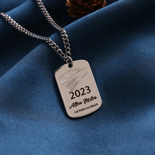 Personalized Graduation Pendant Necklace