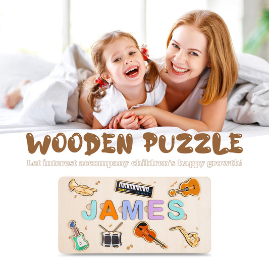 Custom Wood Name Puzzle