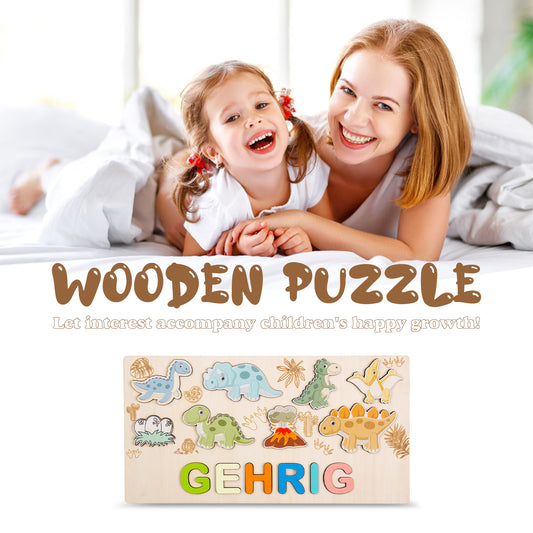 Custom Wooden Name Puzzle