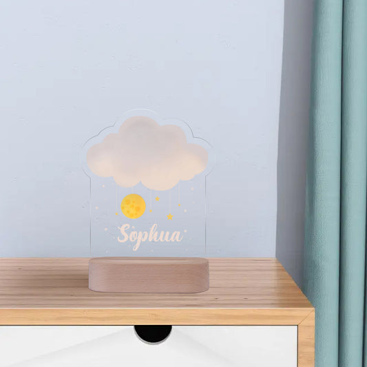 Custom Name Acrylic Cloud Night Light