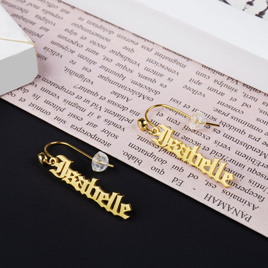 Custom Name Earrings