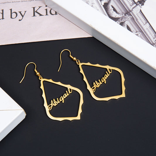 Custom Name Earrings