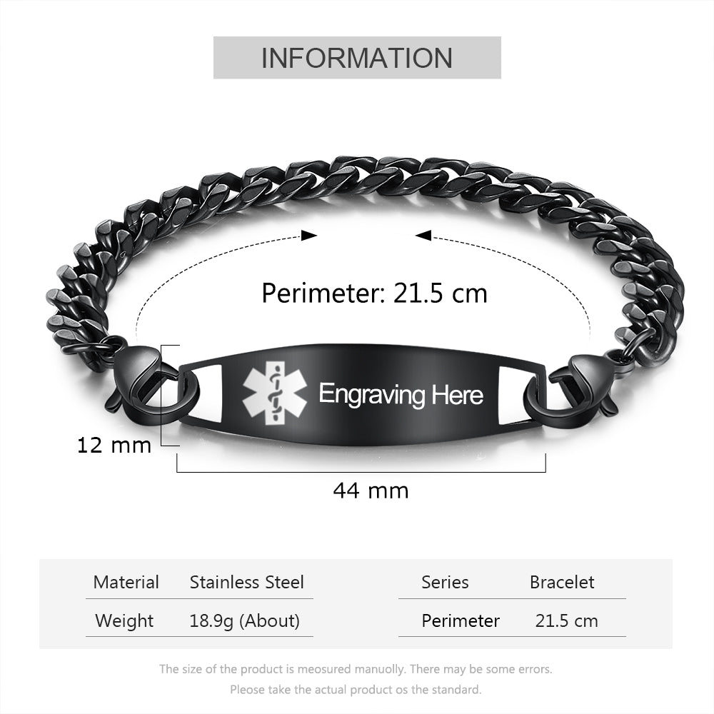 Custom Medical Bracelet