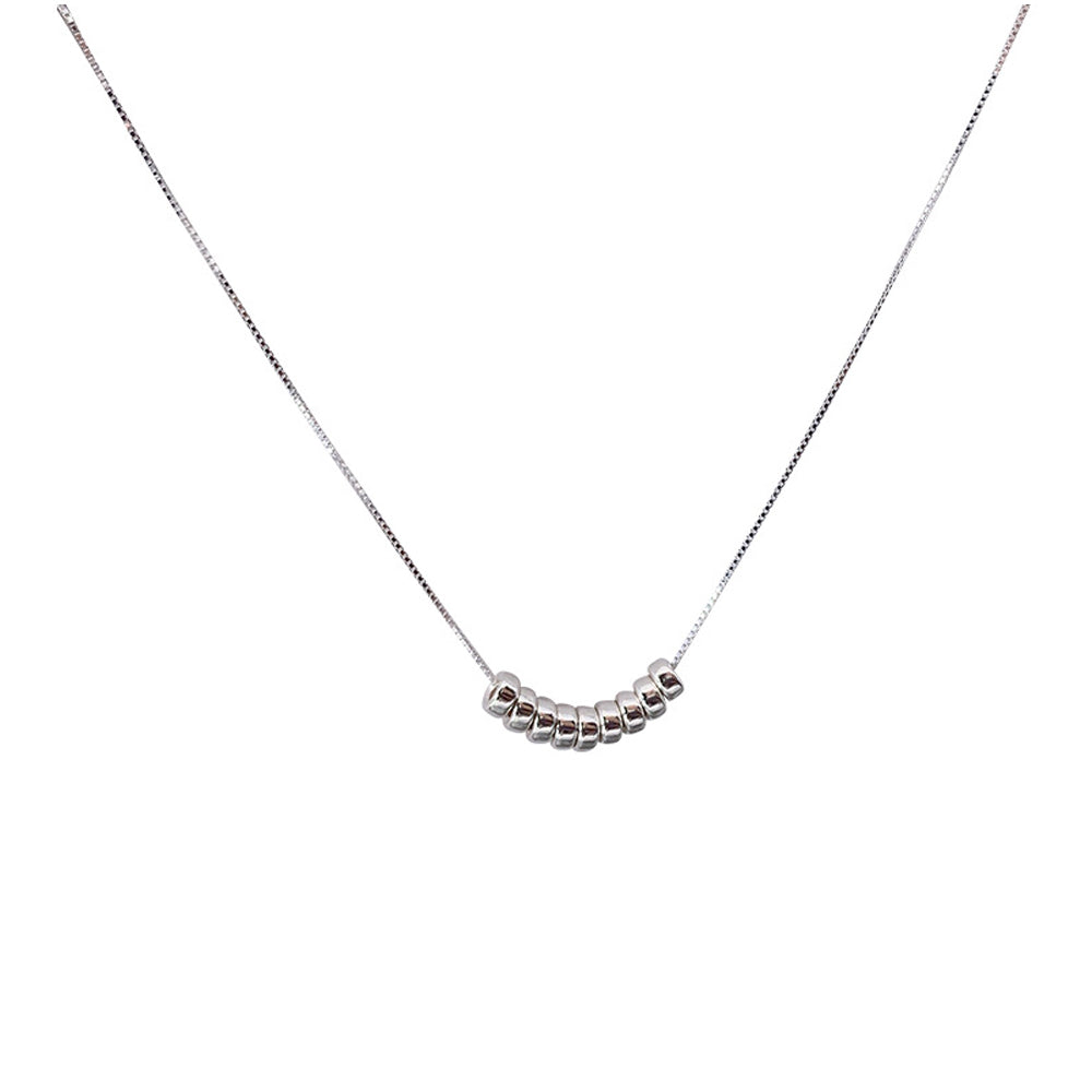 925 Sterling Silver Beads Necklace