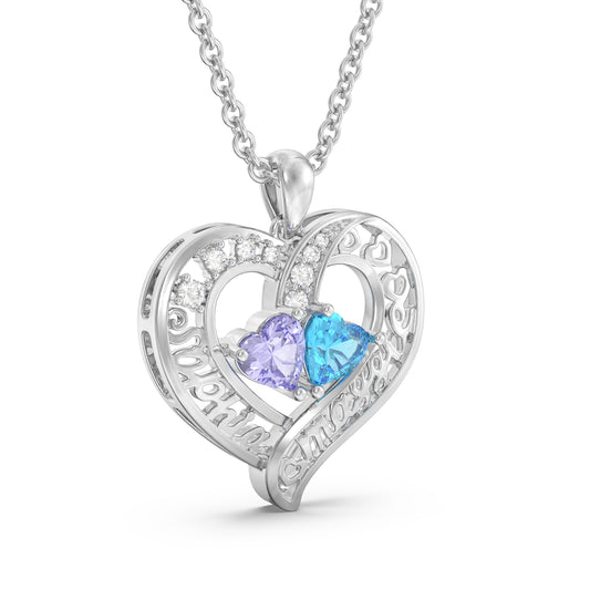 Custom 3D Jewelry Heart Necklace