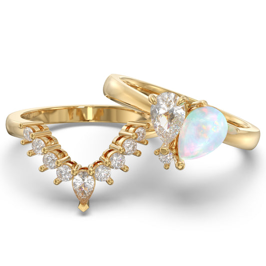 Custom 3D Jewelry Opal Ring